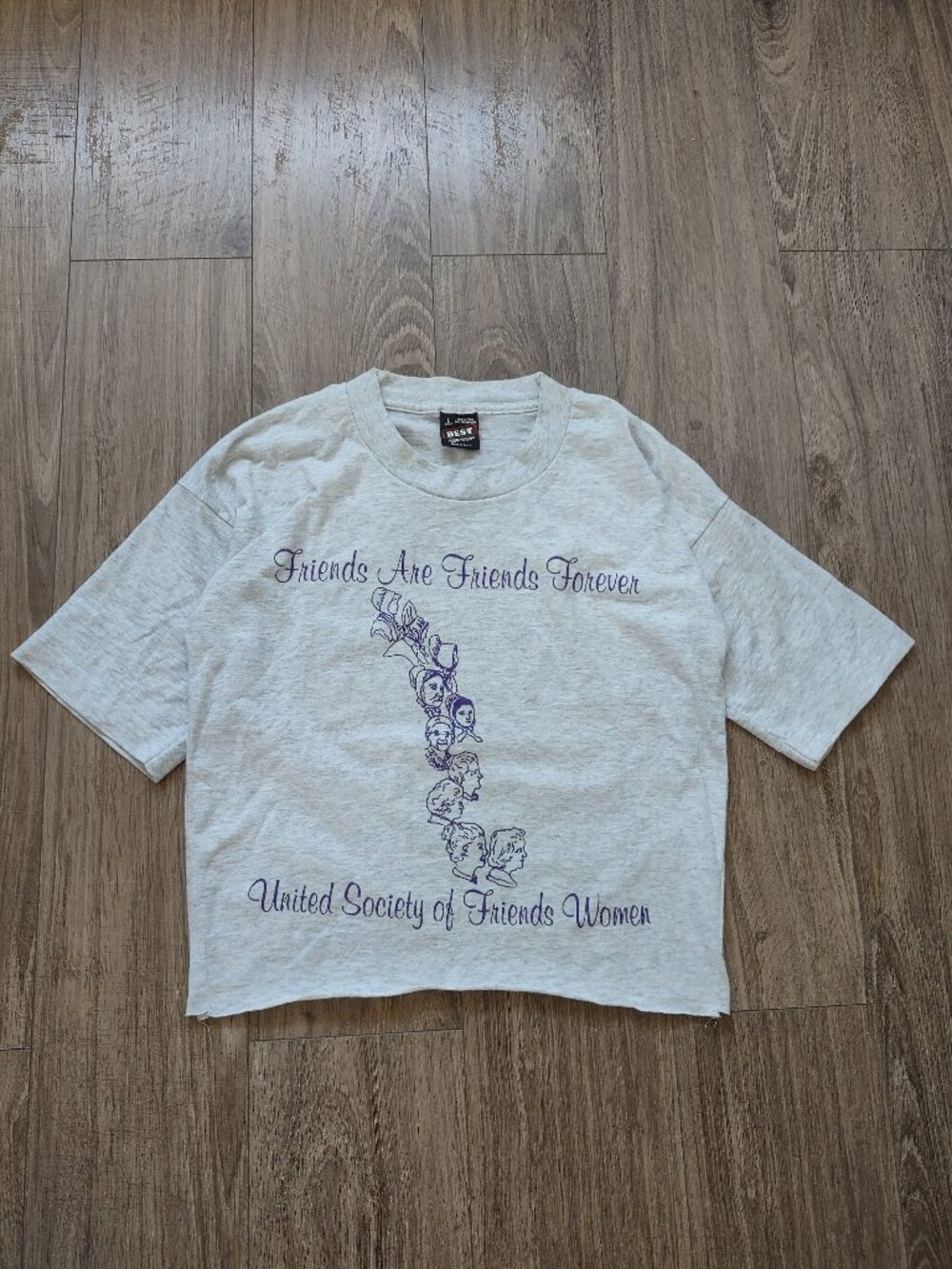 vintage single stitch made in U.S.A. cropped/cut t-shirt